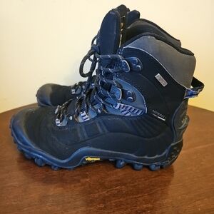MERRELL Womens Hiking Boots‎ Sz 5 M Insulated Tactical Mid-Rise Waterproof